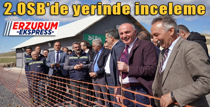 2.OSB'de yerinde inceleme 