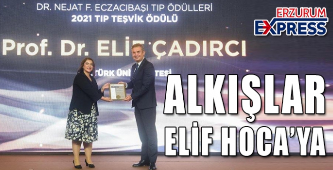 2021 Tıp Teşvik Ödülü Prof. Dr. Elif Çadırcı’nın