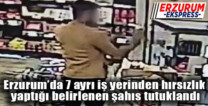  7 ayrı hırsızlık şüphelisi yakalandı