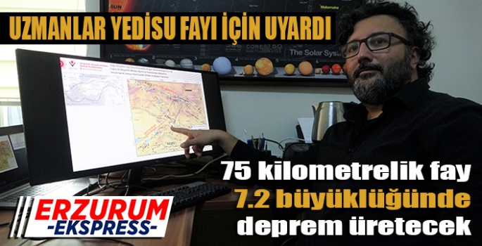 75 kilometrelik fay 7.2 büyüklüğünde deprem üretecek