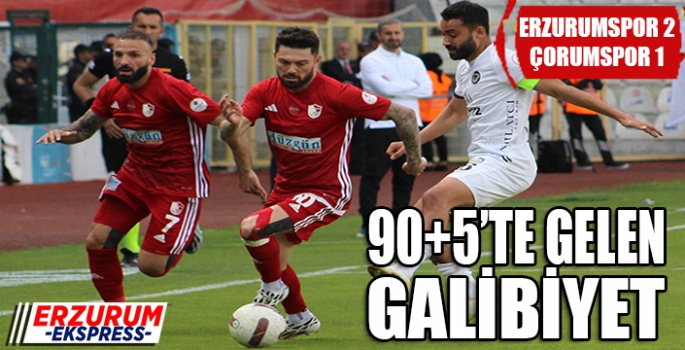 90+5'te gelen galibiyet 