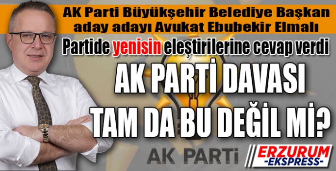 AK PARTİ DAVASI TAM DA BU DEĞİL Mİ? 