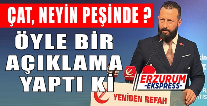 AK PARTİ İLE İTTİFAKA HAZIRLANAN YENİDEN REFAH PARTİSİNİN YEDEK MKYK ÜYESİ SADIK ÇAT'TAN, İKTİDARA AĞIR ELEŞTİRİLER. 