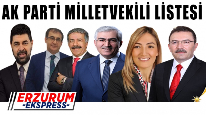 AK PARTİ LİSTEYİ YSK'YA VERDİ