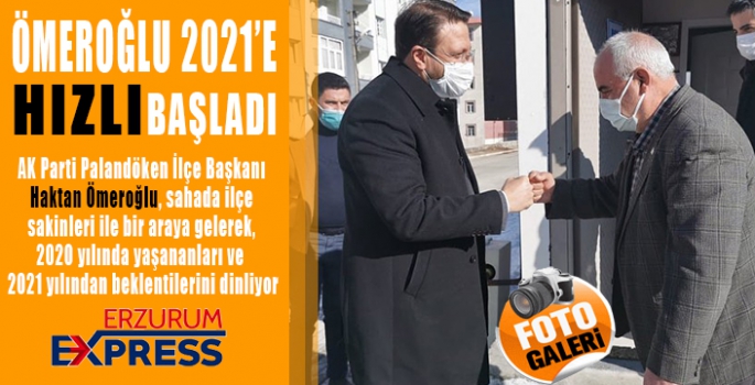 AK Parti Palandöken İlçe Teşkilatı Yeni yıla hızlı başladı.