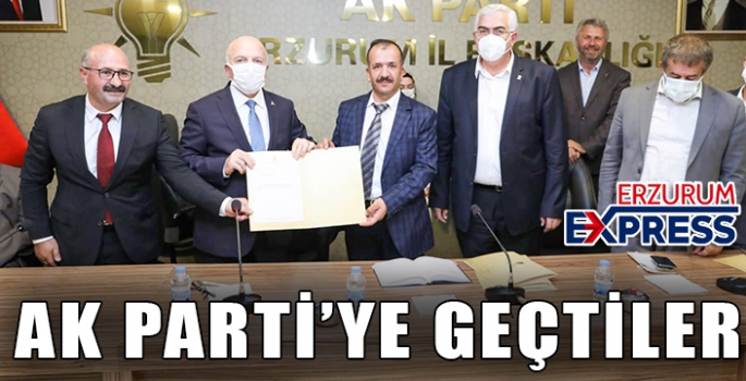 AK PARTİ’YE KATILIM