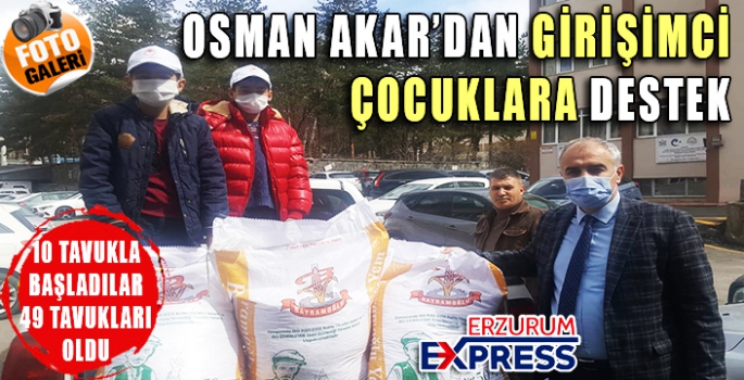 AKAR'DAN GİRİŞİMCİ ÇOCUKLARA DESTEK 