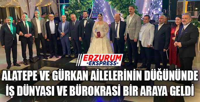 Alatepe ve Gürkan ailelerinin mutlu günü 