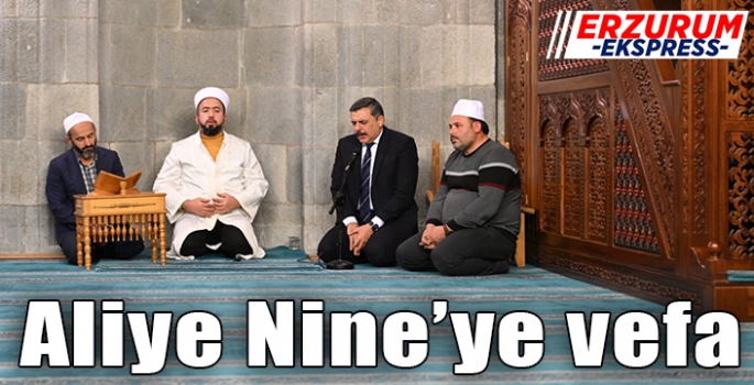 Aliye Nine’ye vefa