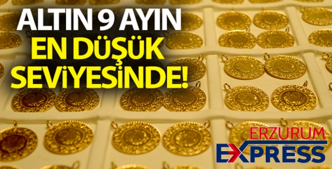 Altın 9 ayın en düşük seviyesinde