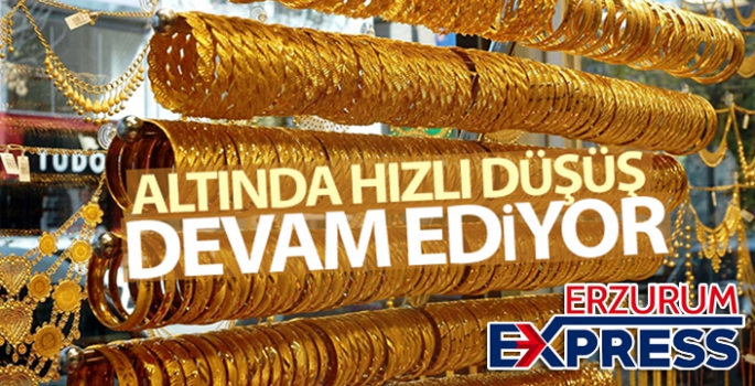 Altında hızlı düşüş devam ediyor