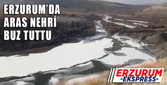 Aras Nehri buz tuttu