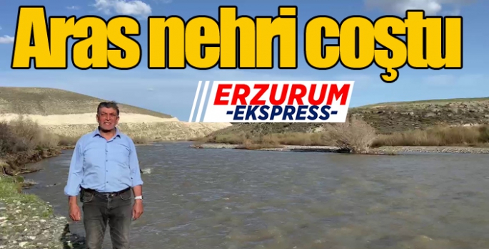 Aras nehri coştu