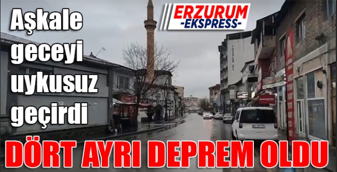 Aşkale geceyi uykusuz geçirdi