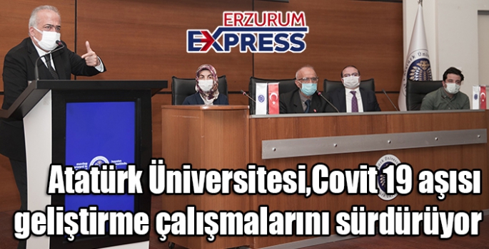 Atatürk Üniversitesi, Aşı geliştirme çalışmalarını sürdürüyor 