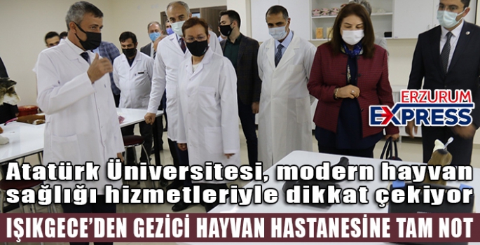 Atatürk Üniversitesi, modern hayvan sağlığı hizmetleriyle dikkat çekiyor