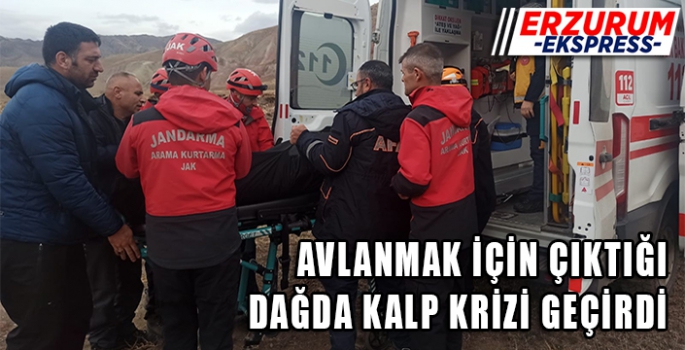 Av için çıktığı dağda kalp krizi geçiren şahıs hayatını kaybetti