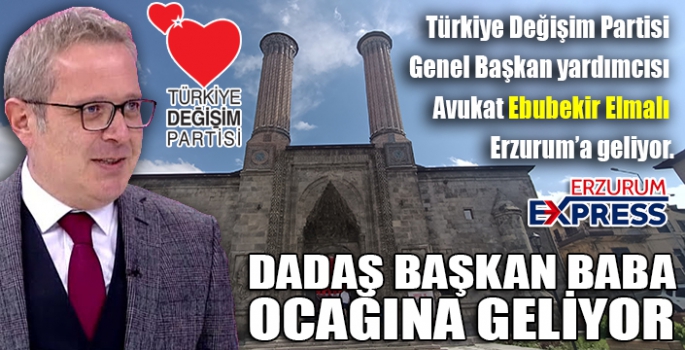 AVUKAT EBUBEKİR ELMALI BABA OCAĞINA GELİYOR