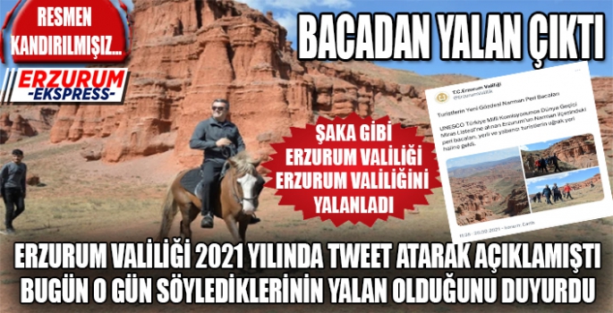 BACADAN YALAN ÇIKTI