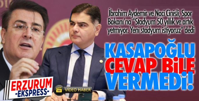 Bakan Kasapoğlu'na tepki... Aydemir ve Cinisli'ye cevap bile vermedi!