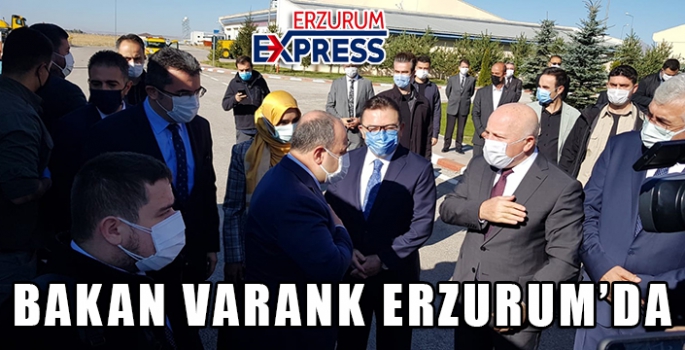 BAKAN VARANK ERZURUM'DA 