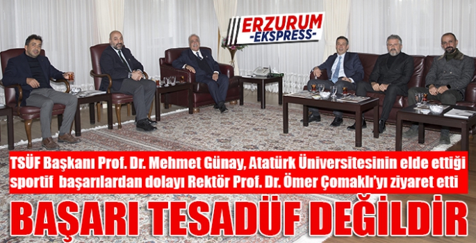 BAŞARI TESADÜF DEĞİLDİR