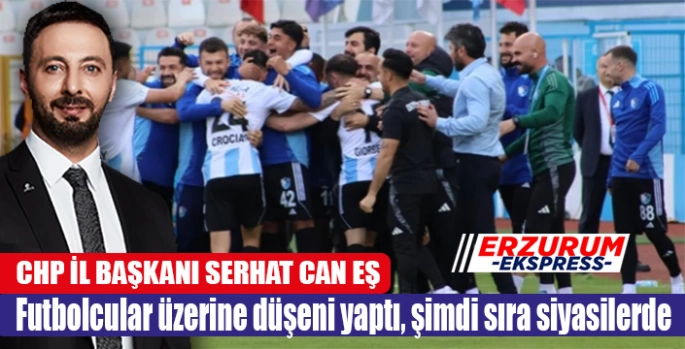 Başkan Can Eş, Futbolcular üzerine düşeni yaptı, şimdi sıra siyasilerde.