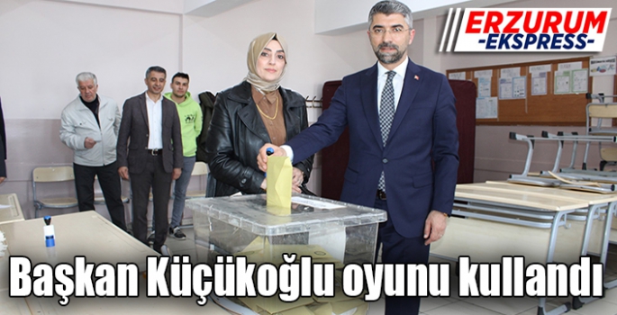 Başkan Küçükoğlu oyunu kullandı