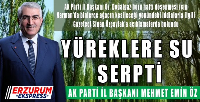 BAŞKAN ÖZ YÜREKLERE SU SERPTİ