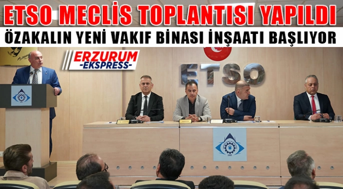 Başkan Özakalın, Vakıf binası inşaatı önümüzdeki günlerde başlayacak
