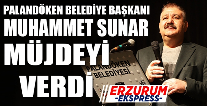 Başkan Sunar'dan konservatuvar müjdesi