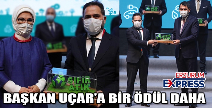 BAŞKAN UÇAR'A BİR ÖDÜL DAHA 