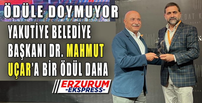 Başkan Uçar’a bir ödül daha