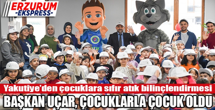 BAŞKAN UÇAR, ÇOCUKLARLA ÇOCUK OLDU