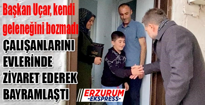 Başkan Uçar, kendi geleneğini bozmadı