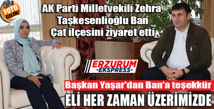 BAŞKAN YAŞARDAN, MİLLETVEKİLİ BAN'A TEŞEKKÜR