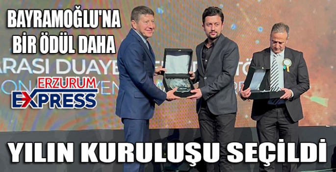 BAYRAMOĞLU'NA BİR ÖDÜL DAHA 