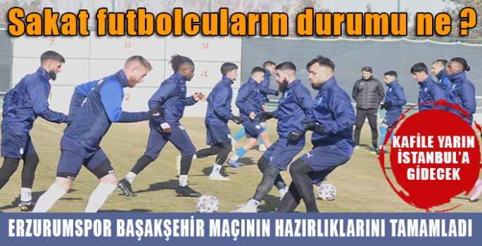 BB Erzurumspor’da Medipol Başakşehir maçı hazırlıkları