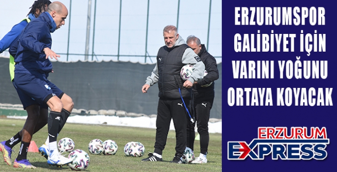 BB Erzurumspor’da Trabzonspor maçı hazırlıkları