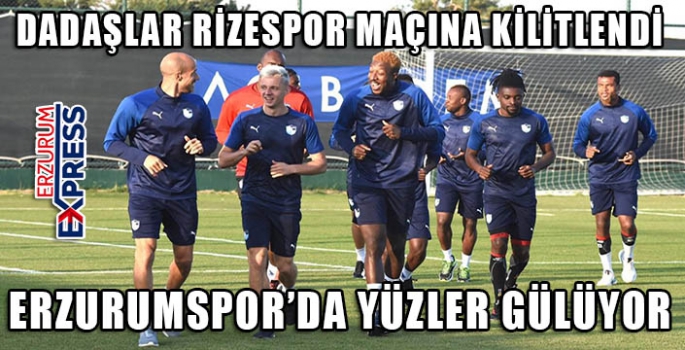  BB Erzurumspor Rizespor maçı hazırlıklarını sürdürüyor