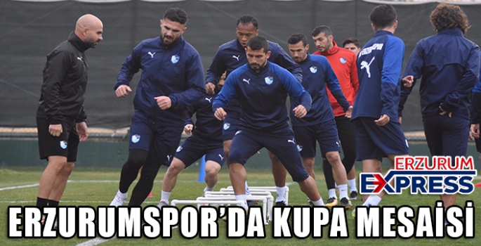 BB Erzurumspor’un kupa mesaisi