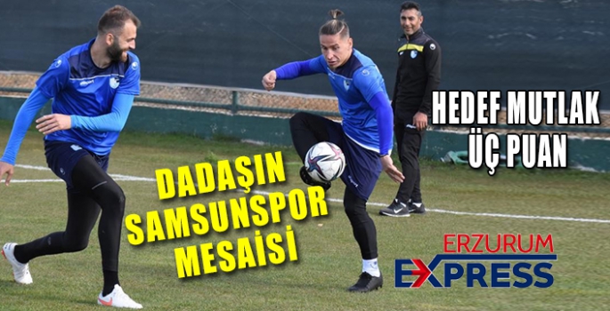 BB Erzurumspor’un Samsunspor mesaisi