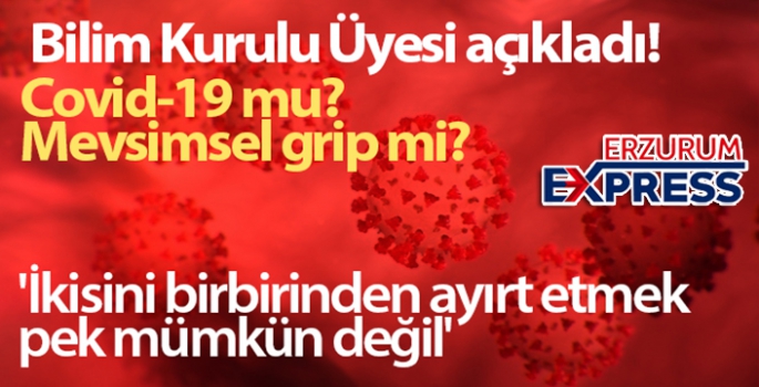 Bilim Kurulu Üyesi Ünal açıkladı! Covid-19 mu, mevsimsel grip mi?