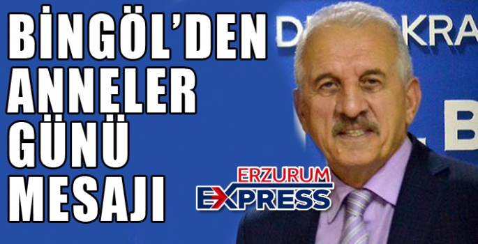 BİNGÖL'DEN ANNELER GÜNÜ MESAJI 