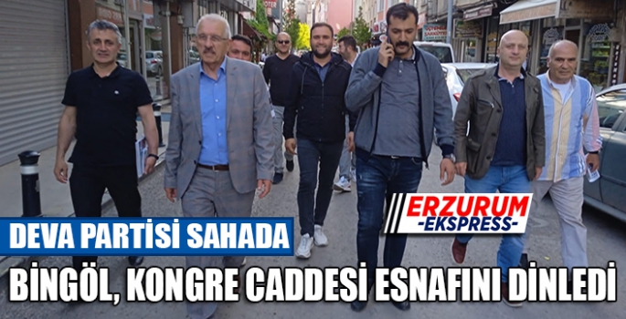 BİNGÖL, KONGRE CADDESİ ESNAFINI DİNLEDİ