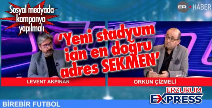 Birebir Futbol'dan yeni stadyum için öneri...