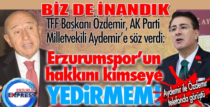 BİZ DE İNANDIK!