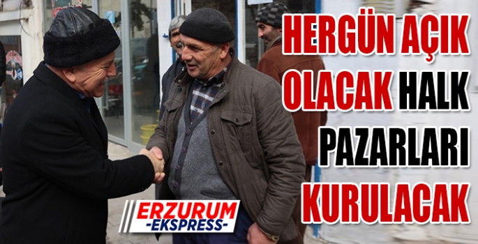 Büyükşehir 10 yerde halk pazarı açacak