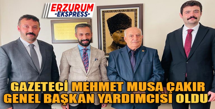 ÇAKIR GENEL BAŞKAN YARDIMCISI OLDU