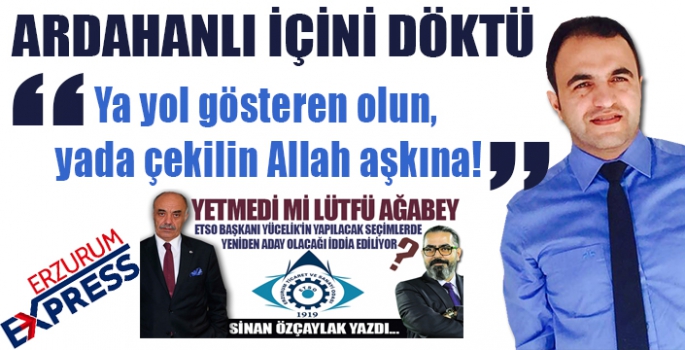 ÇEKİLİN ALLAH AŞKINA!